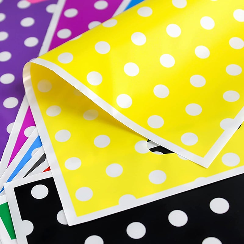saizone 25 Pcs Kids Party Favors - Birthday Candy Bags, Polka Dot Pattern (5 Colors) - Image 4